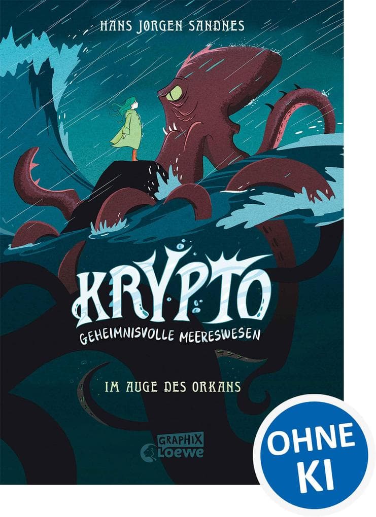 Krypto - Geheimnisvolle Meereswesen (Band 2) - Im Auge des Orkans: Begib dich auf eine stürmische Rettungsmission - Comic-Buch für Kinder ab 9 Jahren