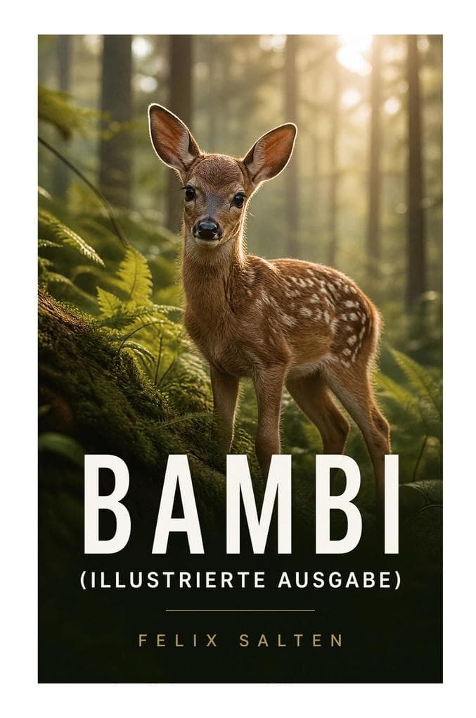 Bambi (Illustrierte Ausgabe): Eine illustrierte Naturerzählung über Reifung, Angst und das Überleben im mitteleuropäischen Wald