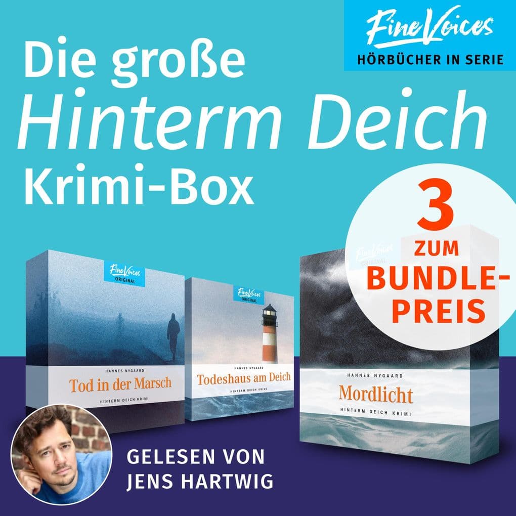 Die große Hinterm Deich Krimi-Box: Tod in der Marsch + Vom Himmel hoch + Mordlicht
