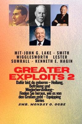 Greater Exploits - 2 - John G. Lake - Smith Wigglesworth - Lester Sumrall - Kenneth E. Hagin Dafür: John G. Lake - Smith Wigglesworth - Lester Sumrall - Kenneth E. Hagin Dafür sind Sie geboren - Heilung, Befreiung und Wiederherstellung - erfahren Sie von den Großen, wie das geht