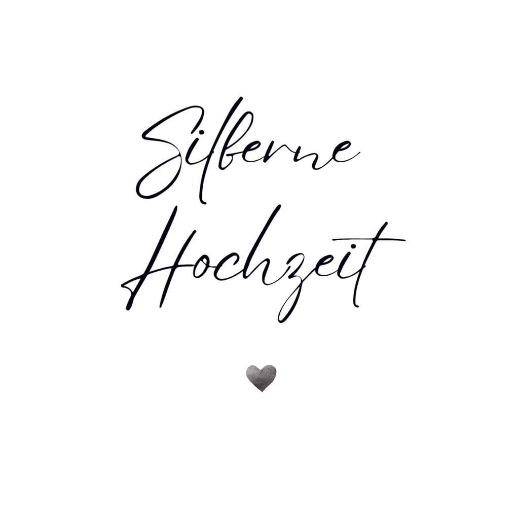 Gästebuch "Silberhochzeit"- Premium Gästebuch Blanko: Das edle und neutrale Ausfüllbuch für Erinnerungen, Fotos & Glückwünsche. Das Gästebuch zur Silbernen Hochzeit- Meine Gäste. White Edition.