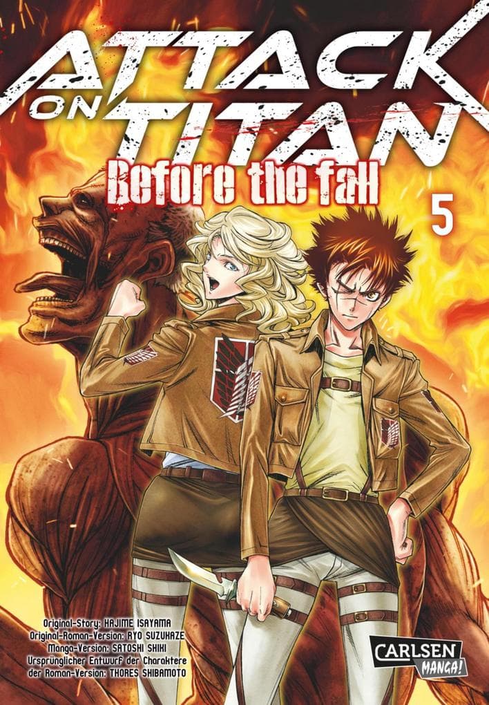 Attack on Titan - Before the Fall 5: Die mitreißende Vorgeschichte zur Manga-Kult-Serie im Kampf zwischen Titanen und den letzten Menschen