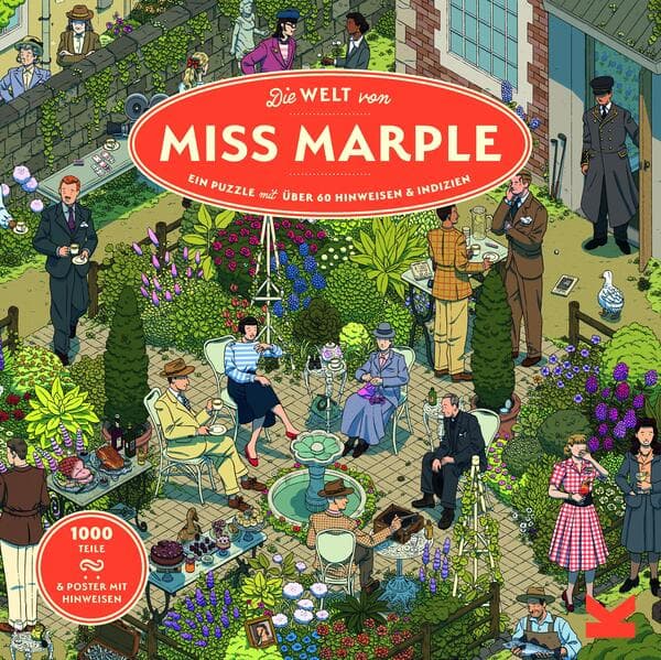 Die Welt von Miss Marple: Ein 1000 Teile Puzzle
