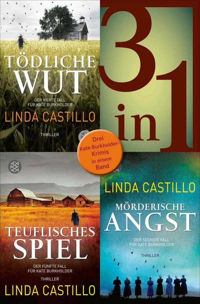 Tödliche Wut / Teuflisches Spiel / Mörderische Angst - Drei Kate-Burkholder-Krimis in einem Band: Kate Burkholder ermittelt bei den Amischen