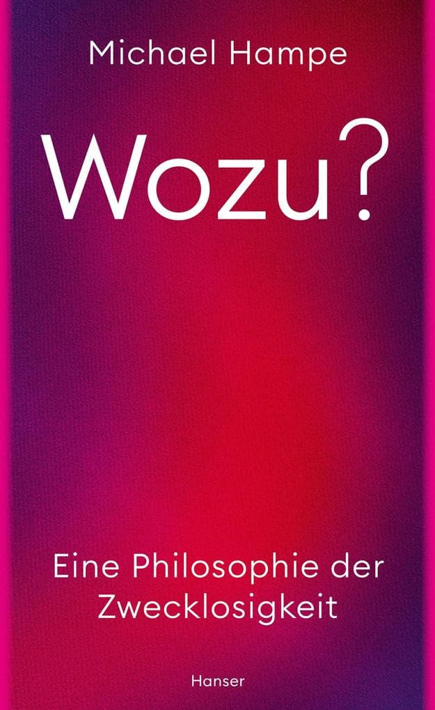 Wozu?: Eine Philosophie der Zwecklosigkeit