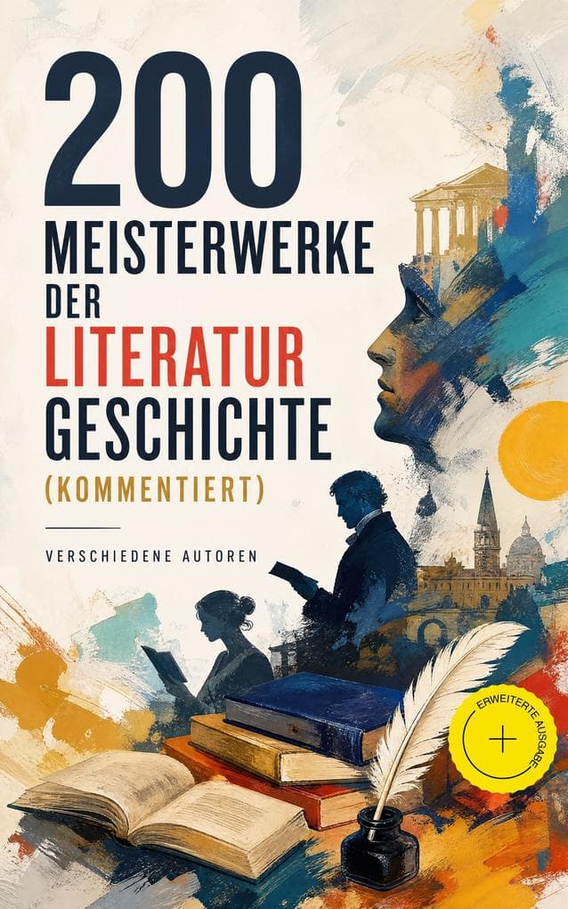 200 Meisterwerke der Literaturgeschichte (Kommentiert): Erweiterte Ausgabe. Die größten Klassiker der Weltliteratur