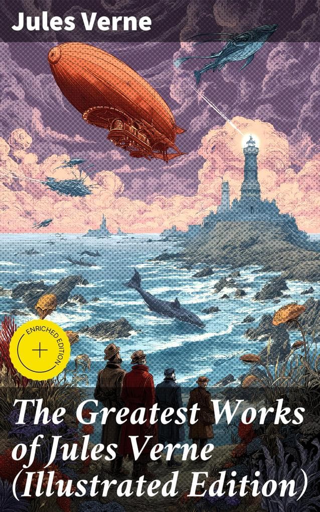 The Greatest Works of Jules Verne (Illustrated Edition): Enriched edition. Journey to the Centre of the Earth, The Mysterious Island, 20 000 Leagues Under The Sea...