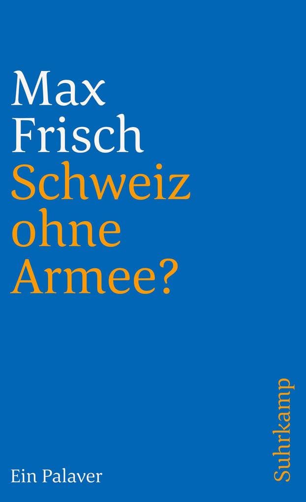 Schweiz ohne Armee?: Ein Palaver