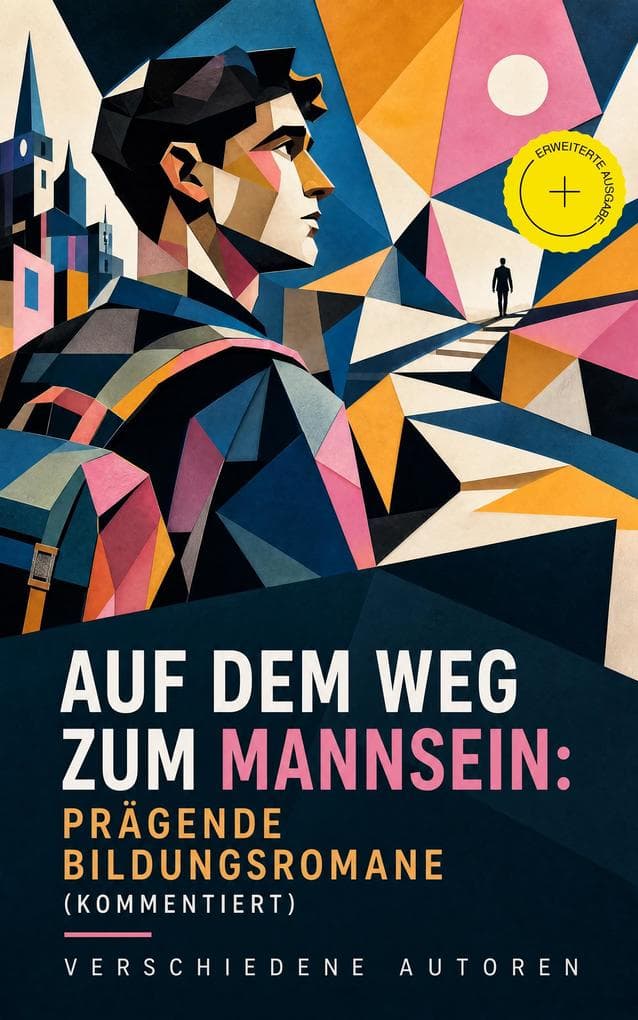 Auf dem Weg zum Mannsein: Prägende Bildungsromane (Kommentiert): Erweiterte Ausgabe. Martin Eden, Schuld und Sühne, Der Grüne Heinrich, Tom Jones, Die Verwirrungen des Zöglings Törleß, Die Abenteuer des Huckleberry Finn