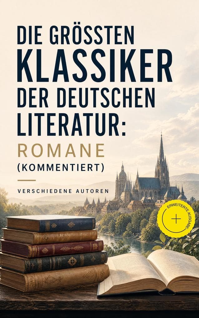 Die größten Klassiker der deutschen Literatur: Romane (Kommentiert): Erweiterte Ausgabe. Der Prozess, Jeder stirbt für sich allein, Die Leiden des jungen Werther, Die Elixiere des Teufels, Radetzkymarsch