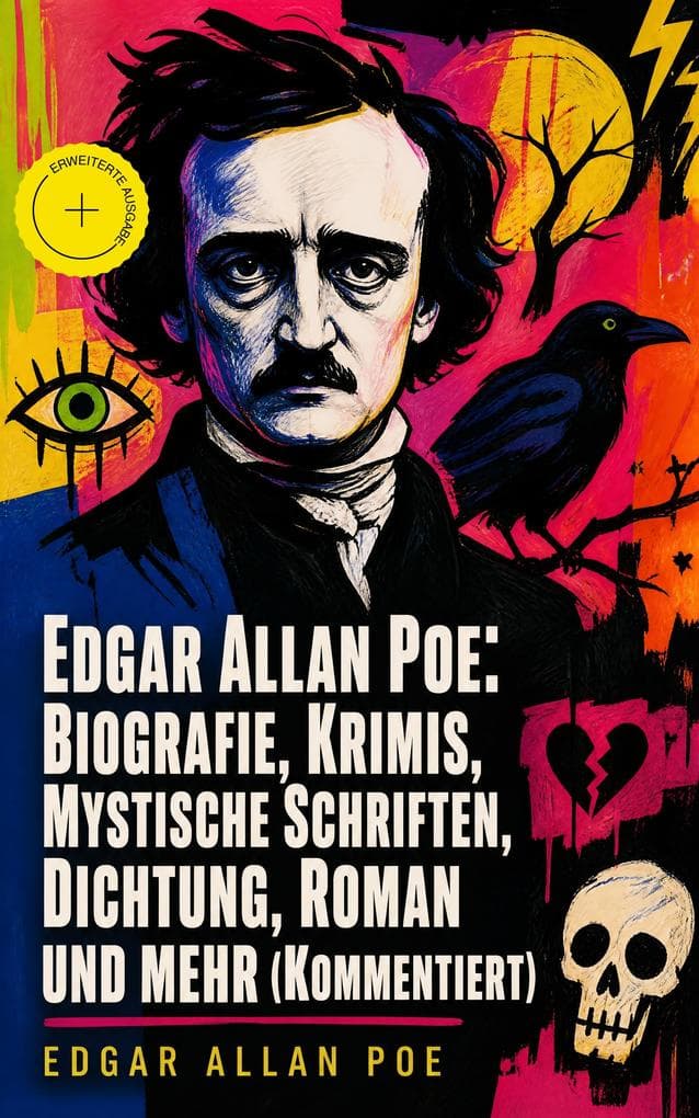 Edgar Allan Poe: Biografie, Krimis, Mystische Schriften, Dichtung, Roman und mehr (Kommentiert): Erweiterte Ausgabe. Kriminalistische Erzählungen, Gothic Horror und makabre Dichtung