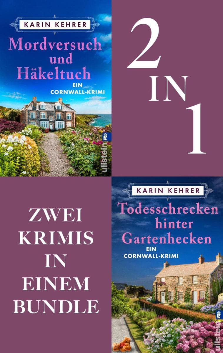 Mordversuch und Häkeltuch // Todesschrecken hinter Gartenhecken: Band 3 & 4 der beliebten Cornwall-Krimi-Reihe im Bundle