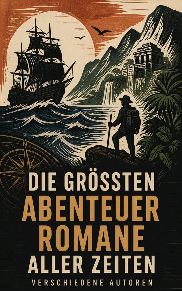 Die größten Abenteuerromane aller Zeiten: Klassiker-Sammlung mit Seefahrten, Schatzsuche, Detektivfällen und Fantastik der Weltliteratur