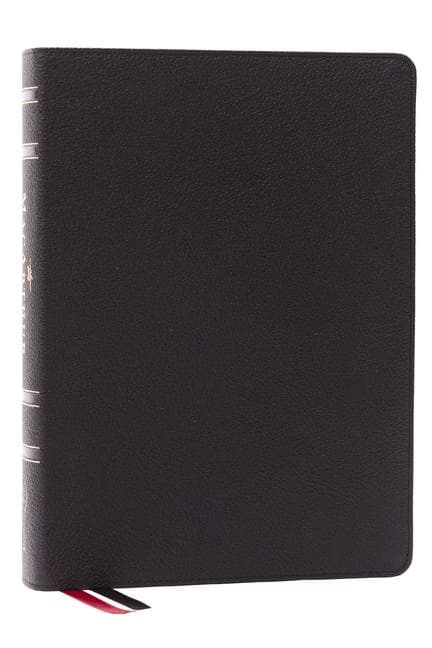 LSB, MacArthur Study Bible, Black Genuine Leather, Comfort Print: Unleashing God's Truth One Verse at a Time (Holy Bible, Legacy Standard Bible)