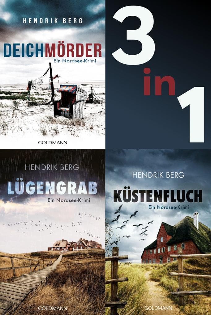 Die Nordsee-Krimi-Reihe mit Theo Krumme: Deichmörder / Lügengrab / Küstenfluch: 3in1-Bundle