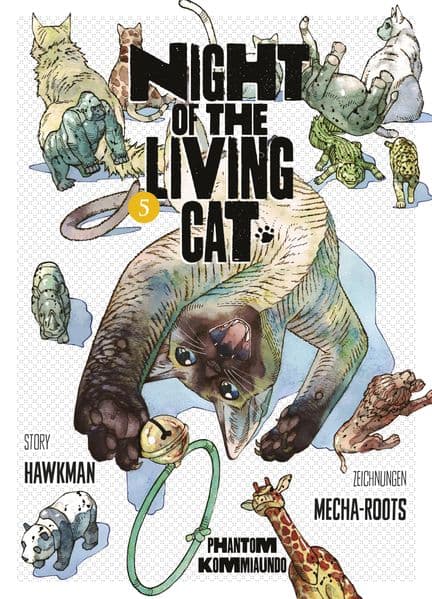 Night of the Living Cat 05 - Phantom Kommiaundo: Die postapokalyptische Horrorkomödie über die kuscheligste Bedrohung, die man je gesehen hat - jetzt auch als Anime
