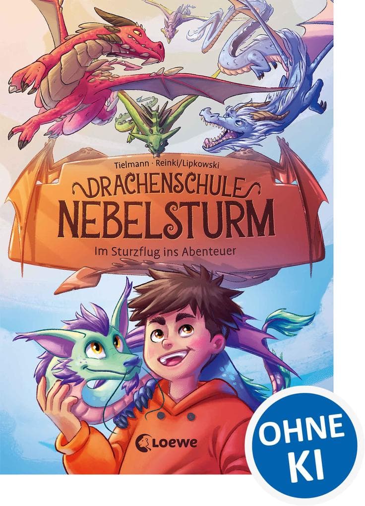 Drachenschule Nebelsturm (Band 1) - Im Sturzflug ins Abenteuer: Ein episches Abenteuer in der Drachenschule wartet auf dich - Stürmisches Kinderbuch zum Vorlesen und ersten Selberlesen ab 7 Jahren