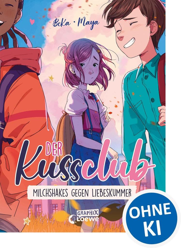 Der Kuss Club (Band 2) - Milchshakes gegen Liebeskummer: Freundschaft ist stärker als Liebeskummer - Perfektes Comic-Buch für Pre-Teens