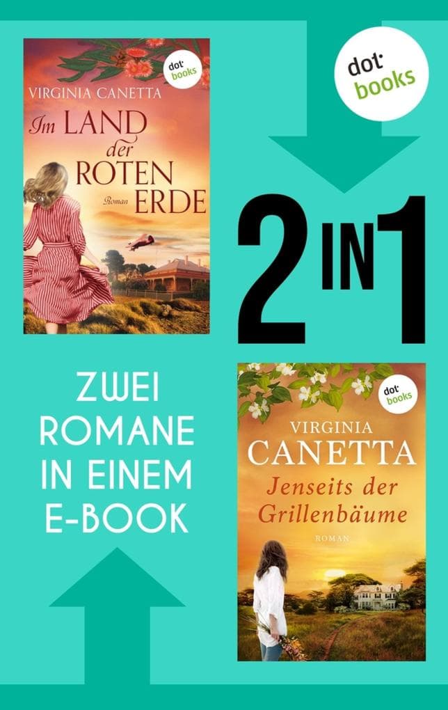 Im Land der roten Erde & Jenseits der Grillenbäume: Zwei Romane in einem eBook | Zwischen Australien und Afrika - zwei Frauenschicksale, die berühren und mitreißen