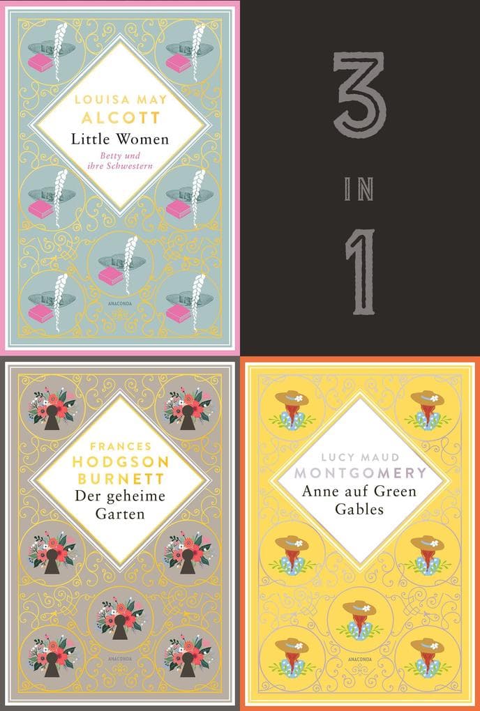 Starke junge Frauen. Anne auf Green Gables, Der geheime Garten & Little Women (3in1-Bundle): Drei Klassiker in einem E-Book