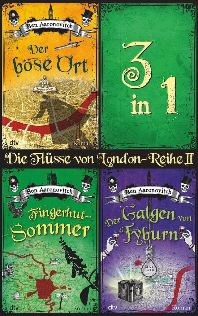 Die Flüsse von London-Reihe II: Die Fälle vier bis sechs in einem eBook | 'Liest sich wie Harry Potter auf Speed.' Brigitte