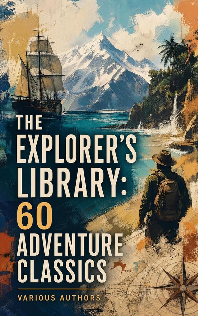 The Explorer's Library: 60 Adventure Classics: Sixty Timeless Tales of Shipwrecks, Treasure Hunts, Lost Worlds, Frontier Peril, and Fantastic Journeys