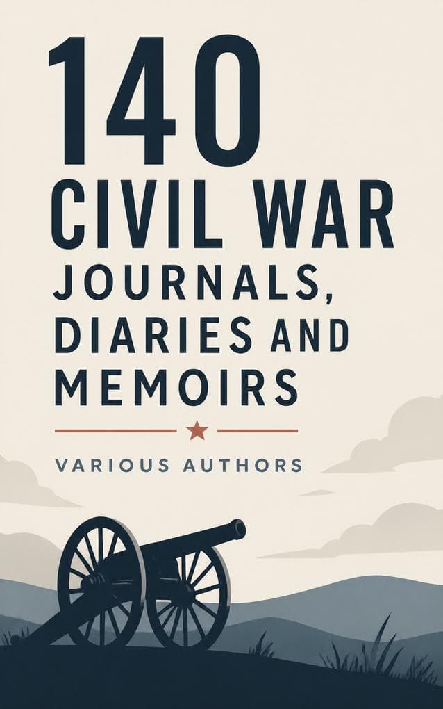140 Civil War Journals, Diaries and Memoirs: Union and Confederate Diaries, Battlefield Testimony, and Personal Accounts of War