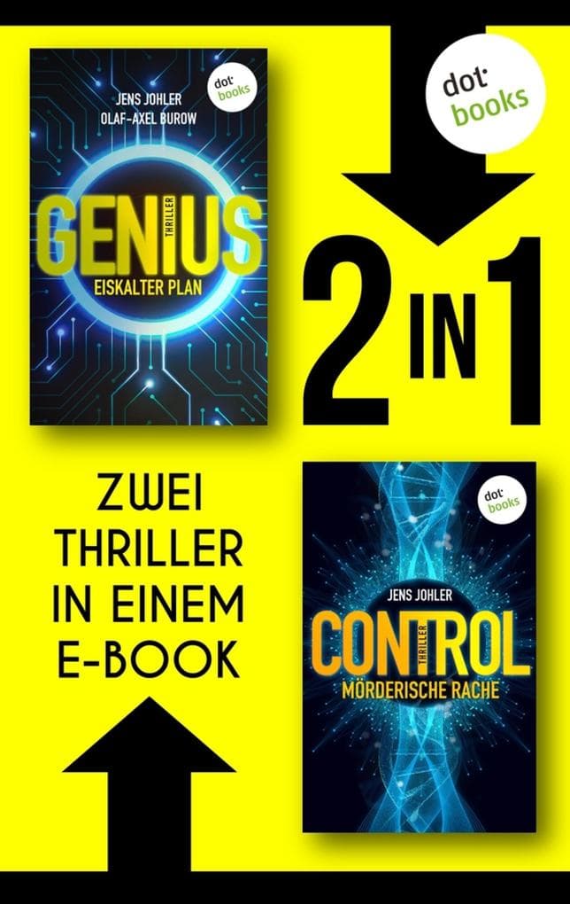 Genius & Control: Zwei Thriller in einem eBook