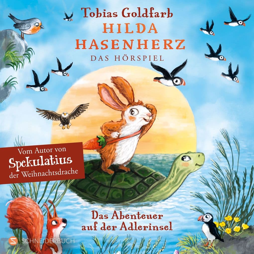Hilda Hasenherz. Das Abenteuer auf der Adlerinsel: Vom SPIEGEL-Bestsellerautor von «Spekulatius, der Weihnachtsdrache» | Tierabenteuer mit mutiger Heldin | Zum Vor- und Selberlesen