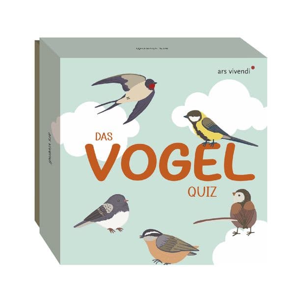 Das Vogel-Quiz: Box mit 66 Spielkarten und Anleitung