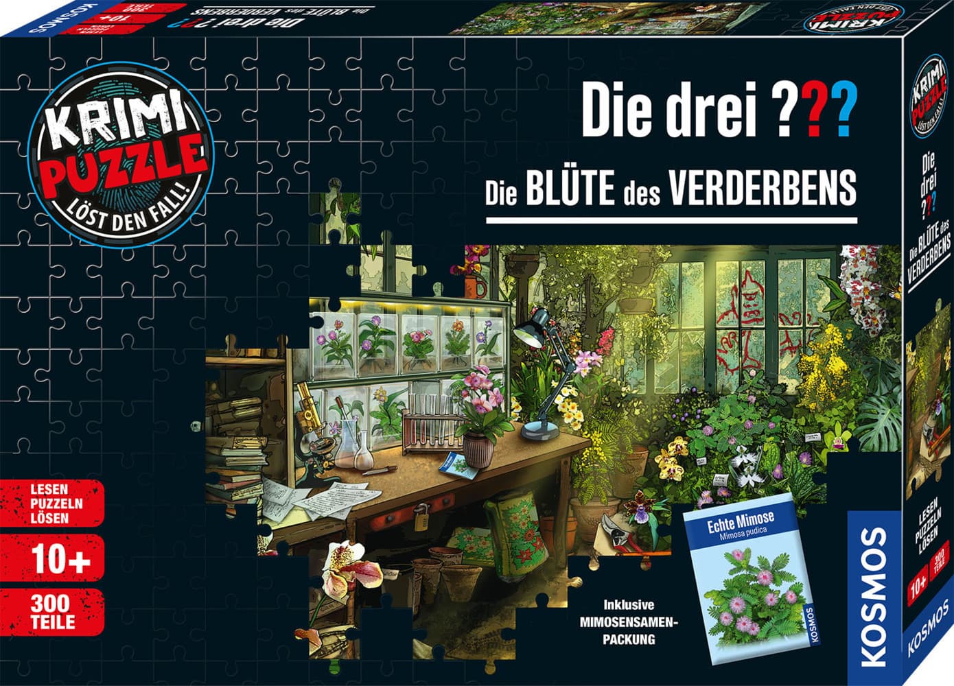 Krimi-Puzzle: Die drei ??? - Die Blüte des Verderbens