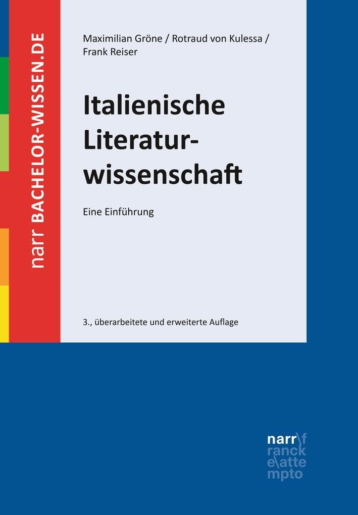 Italienische Literaturwissenschaft: Eine Einführung