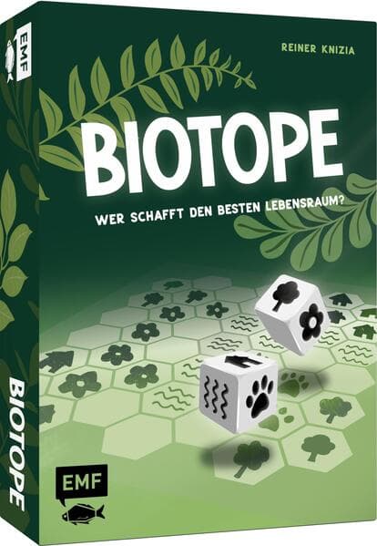 Würfelspiel: Biotope - Wer schafft den besten Lebensraum?: Für 1-6 Personen von 8 bis 99 Jahren
