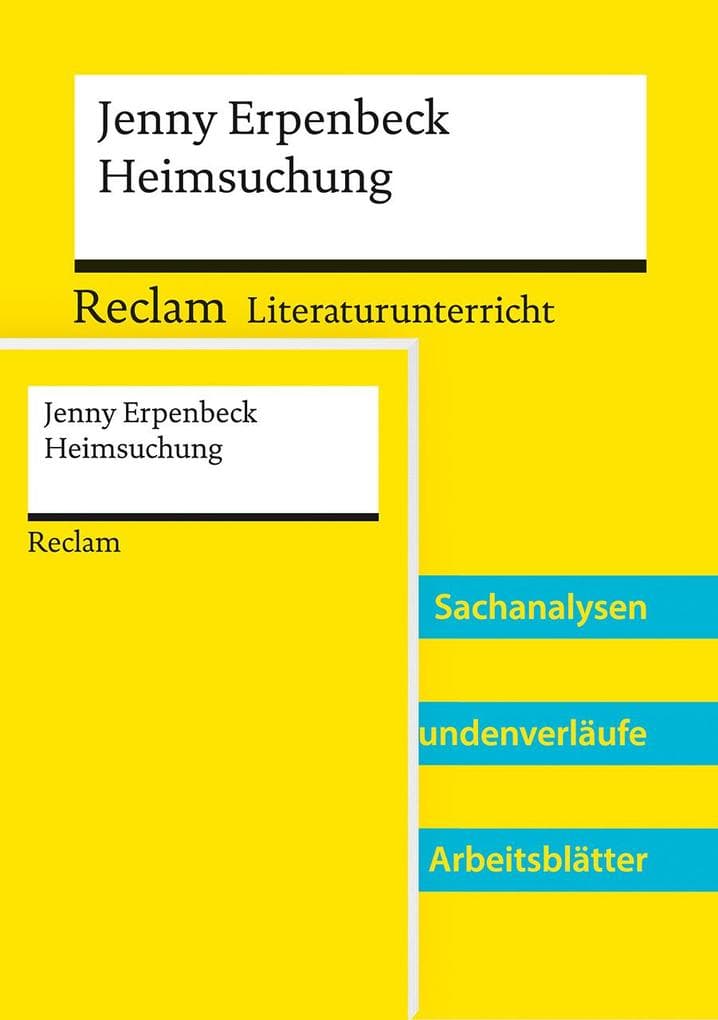 Paket für Lehrkräfte 'Jenny Erpenbeck: Heimsuchung' (Textausgabe und Lehrerband). 2 Bände eingeschweißt: Zeitgenössische deutsche Literatur im praktischen Bundle mit Primärtext und Unterrichtsmaterialien