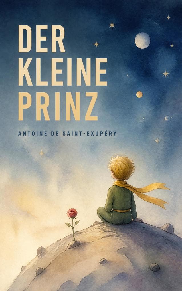 Der kleine Prinz: Ein poetisches Kunstmärchen über Freundschaft, Verantwortung und existenzielle Fragen zwischen Wüste und fremdem Planeten
