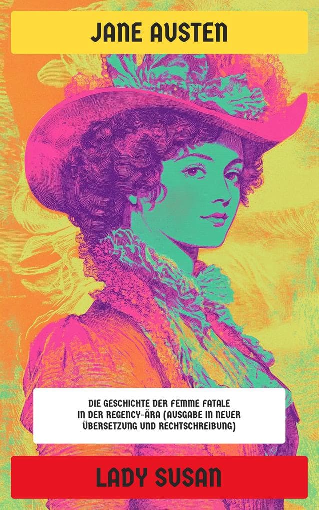 Lady Susan: Die Geschichte der Femme Fatale in der Regency-Ära (Ausgabe in neuer Übersetzung und Rechtschreibung)