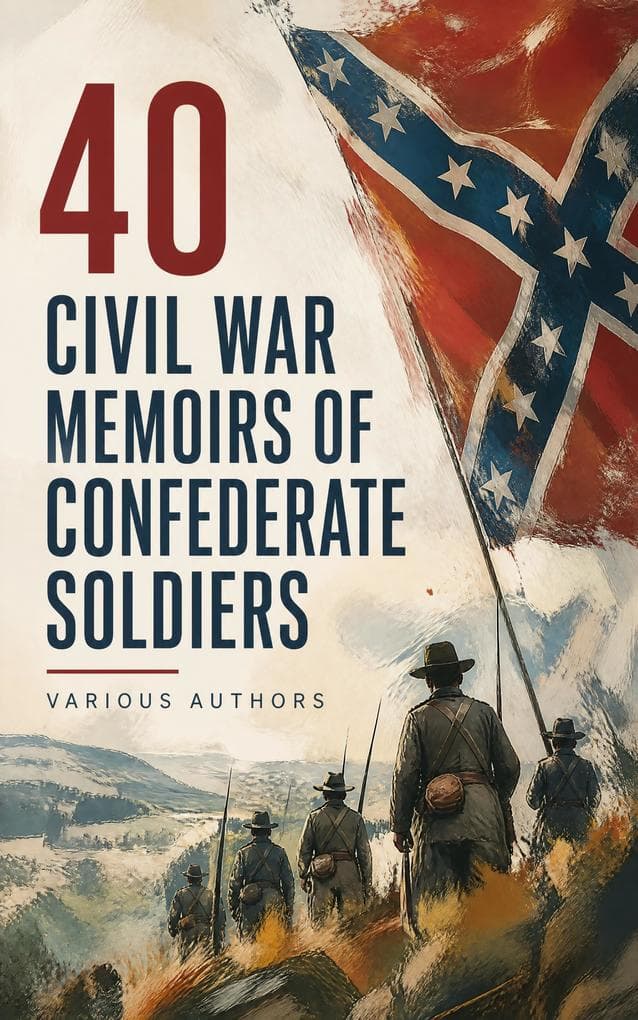 40 Civil War Memoirs of Confederate Soldiers: Firsthand Confederate Accounts of Battle, Campaigns, Captivity, and Southern Memory