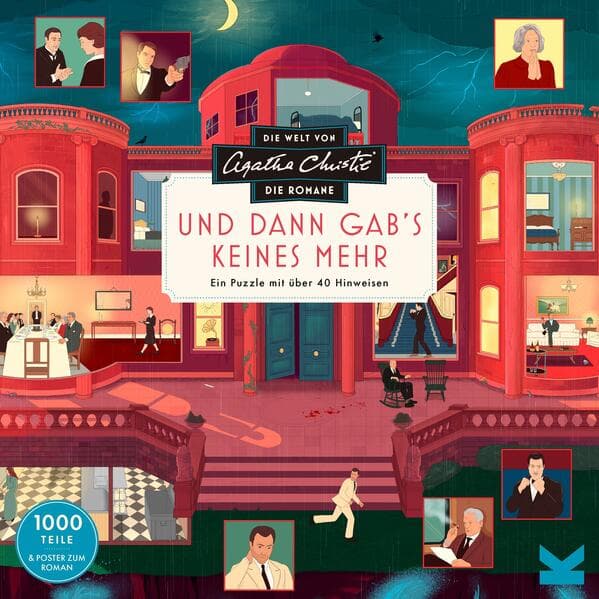 Die Welt von Agatha Christie: Und dann gab's keines mehr: Ein 1000-Teile-Puzzle