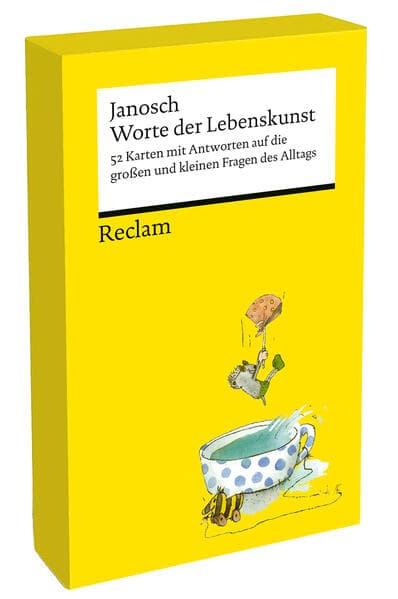 Worte der Lebenskunst. 52 Karten mit Antworten auf die großen und kleinen Fragen des Alltags (Kartenbox): Die besten Lebensweisheiten von A wie Ach was! bis Z wie Zeitvertreib - Handliche Kartenbox mit 52 Karten