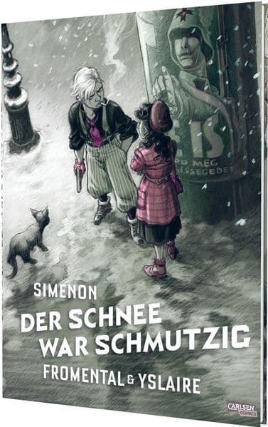 Der Schnee war schmutzig: Eine düstere Graphic-Novel-Adaption von Simenons existentialistischem Noir-Krimi über Schuld, Verrat und menschliche Abgründe