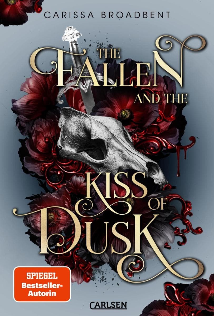 The Fallen and the Kiss of Dusk (Crowns of Nyaxia 4): Dramatische Romantasy über Liebe und Verrat zwischen Sterblichen und Göttern