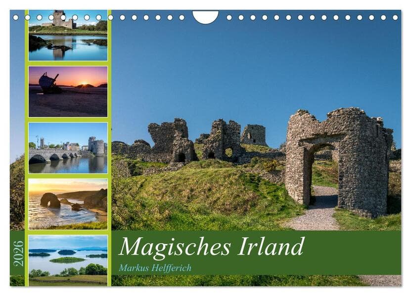 Magisches Irland 2026 (Wandkalender 2026 DIN A4 quer), CALVENDO Monatskalender: Fotografien aus Irland von Markus Helfferich
