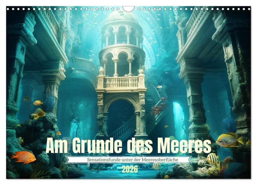 Am Grunde des Meeres (Wandkalender 2026 DIN A3 quer), CALVENDO Monatskalender: Sensationen unter der Meeresoberfläche