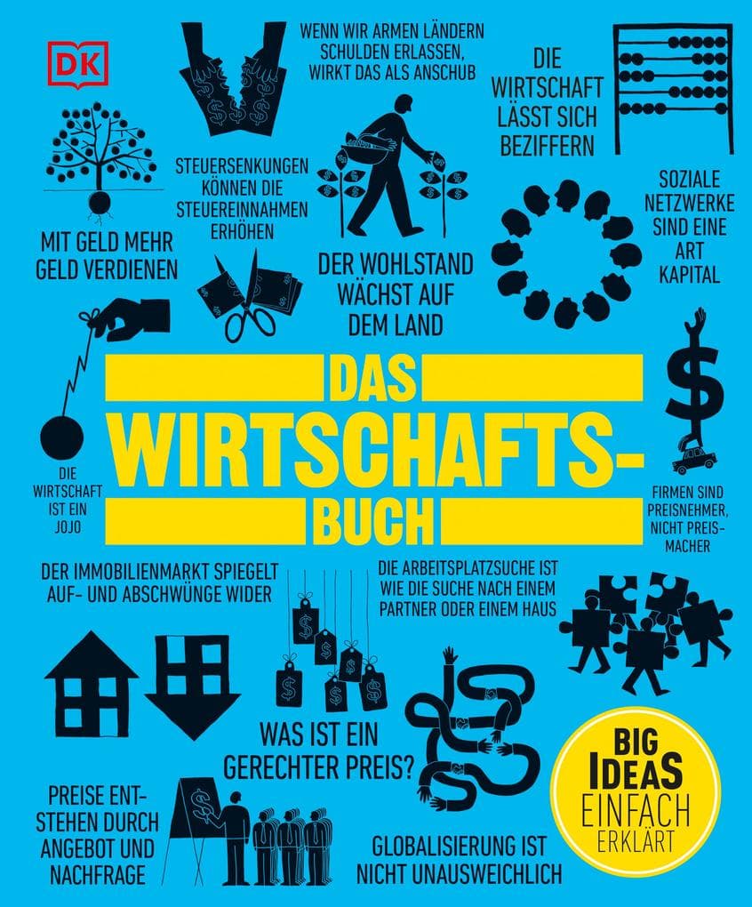 Big Ideas. Das Wirtschafts-Buch: Big Ideas - einfach erklärt. Über 100 zentrale Theorien und Konzepte der Wirtschaft. Aktualisierte Neuausgabe