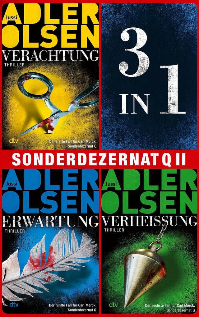 Sonderdezernat Q II: Die Fälle vier bis sechs für Carl Mørck in einem E-Book