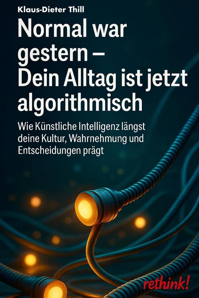 Normal war gestern - Dein Alltag ist jetzt algorithmisch: Wie Künstliche Intelligenz längst deine Kultur, Wahrnehmung und Entscheidungen prägt.