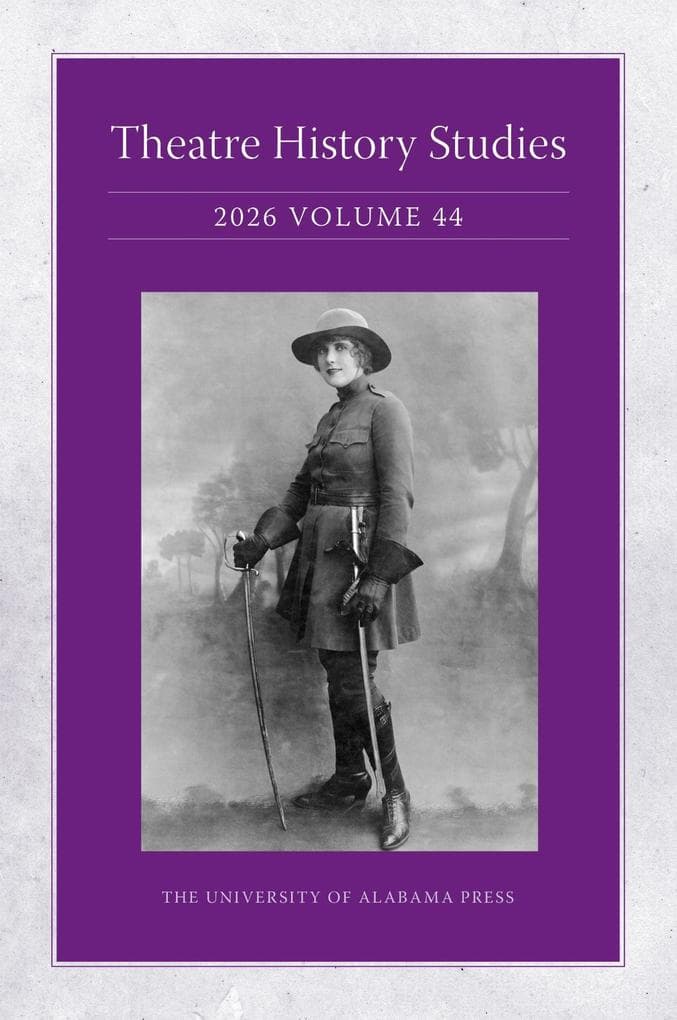 Theatre History Studies 2026, Vol 44