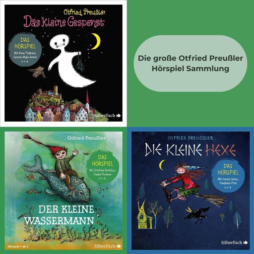Die große Otfried-Preußler Hörspiel-Sammlung: Die kleine Hexe, Das kleine Gespenst und der kleine Wassermann