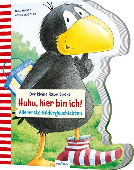 Der kleine Rabe Socke: Huhu, hier bin ich!: Allererste Bildergeschichten | Pappbilderbuch für Kinder ab 3 Jahren