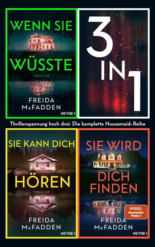 The Housemaid (3in1 Bundle): Thriller - Thrillerspannung hoch drei! Die Bestsellerreihe um Millie Calloway in einem Band: Wenn sie wüsste, Sie kann dich hören, Sie wird dich finden
